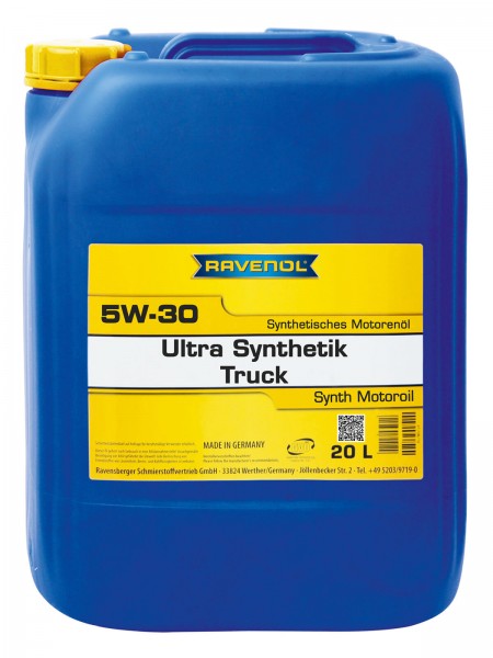 RAVENOL Ultra Synthetik Truck 5W-30 - 20 Liter