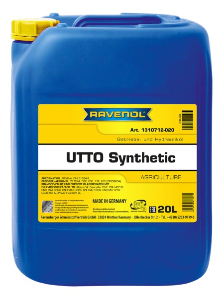 RAVENOL Getriebeöl UTTO Synthetic - 20 Liter