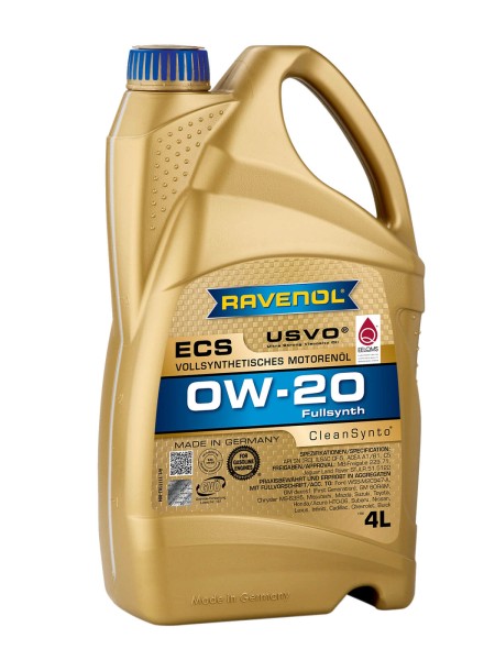 RAVENOL Eco Synth ECS SAE 0W-20 - 4 Liter