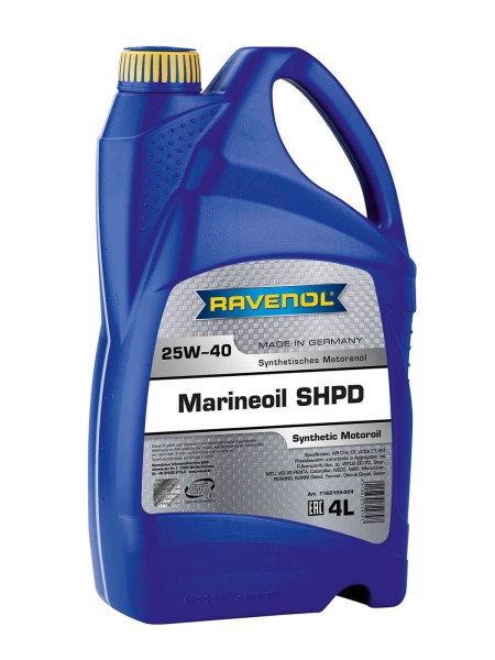 RAVENOL Marineöl Diesel SHPD SAE 25W-40 Synthetic - 4 Liter