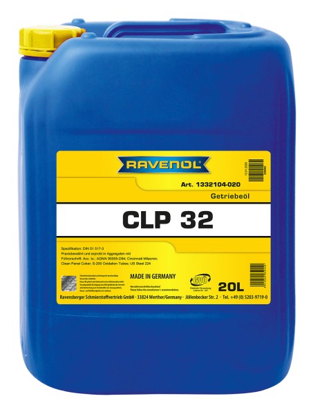 RAVENOL Getriebeöl CLP 32 - 20 Liter