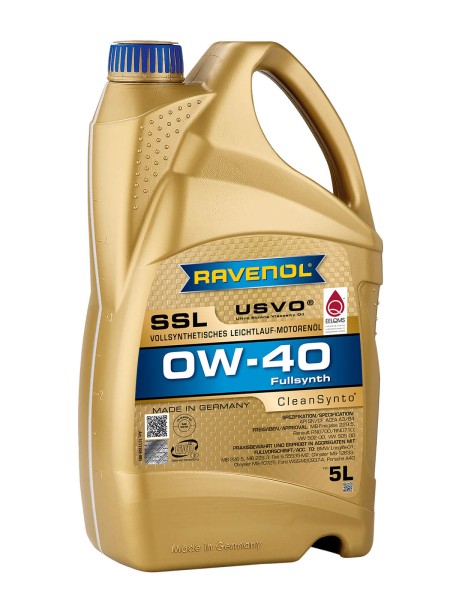 RAVENOL Super Synthetik Öl SSL SAE 0W-40 - 5Liter