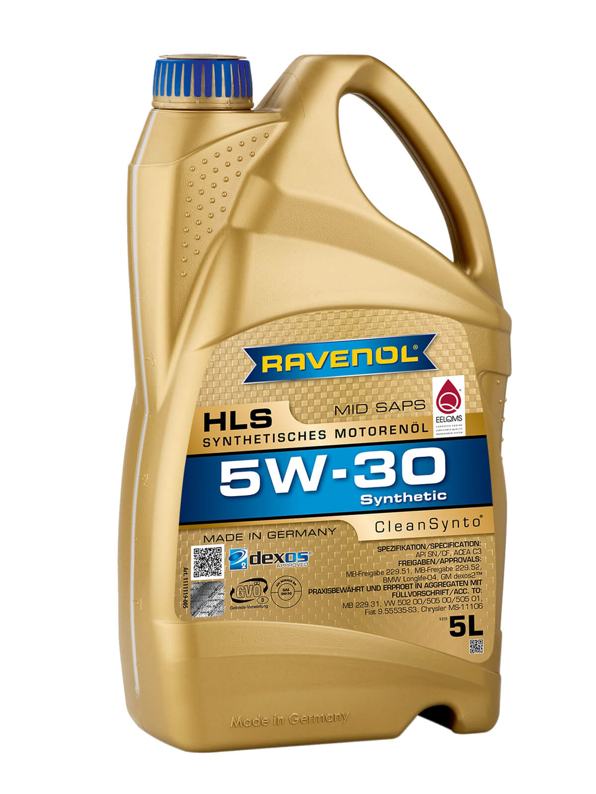 Motoröl Ravenol HLS 5W-30 (Mid SAPS) direkt im Ravenol Shop kaufen