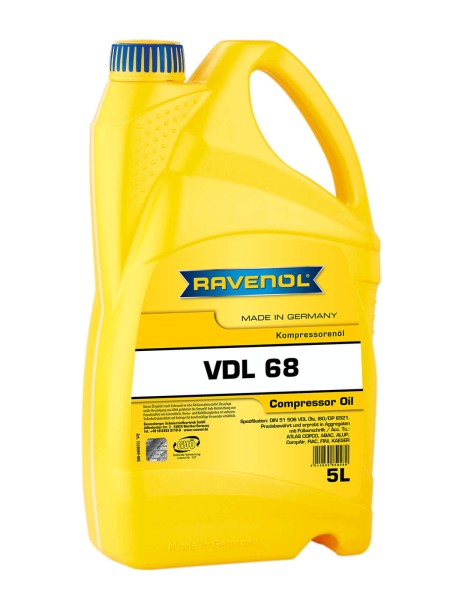 RAVENOL Kompressorenöl VDL 68 - 5 Liter
