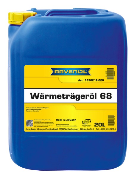 RAVENOL Wärmeträgeröl 68 (Wärmeträgerflüssigkeit) - 20 Liter