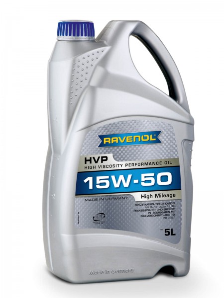 RAVENOL HVP High Viscosity Performance Oil SAE 15W-50 - 5 Liter