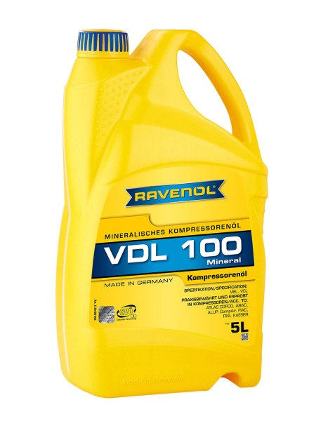 RAVENOL Kompressorenöl VDL 100 - 5 Liter