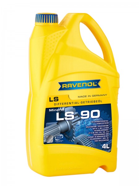 RAVENOL Sperrdifferential-Hypoid-Getriebeöl LS 90 GL-5 - 4 Liter
